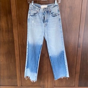 Mother The Rambler Ankle Fray Jeans